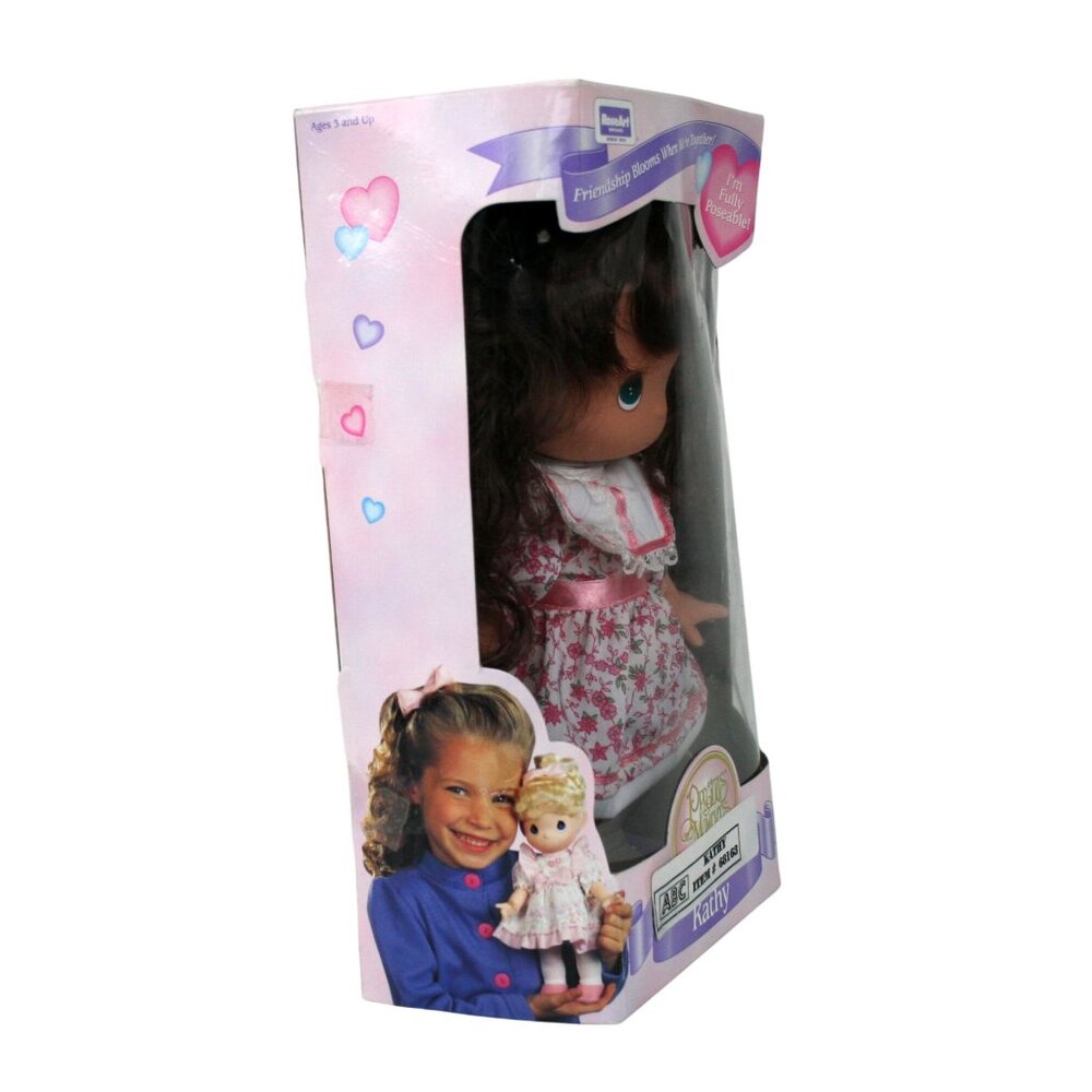 Precious Moments "Kathy"10" Vinyl Doll 1995 Fully Poseable Rose Art #11000 - Picture 3 of 7